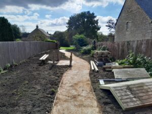 Gandy Field Weldon path construction